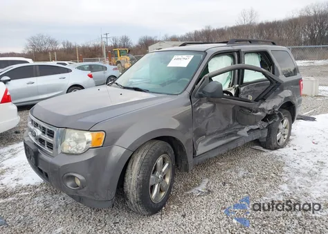 2010 Ford Escape Xlt из США, поврежденный, VIN 1FMCU9DG9AKC45622